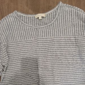 Long sleeve striped top